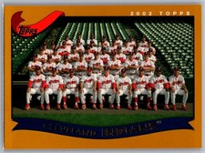 2002 Topps #649 Cleveland Indians Base Team Photo