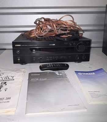 Yamaha HTR-5540 5.1 Channel Receiver W/ Manuals & Remote, Tested/Working BUNDLE