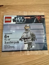LEGO Star Wars, TC-14 Chrom, Silber, Polybag, Minifigur, NEU, OVP, 5000063