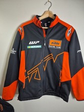 Official KTM Racing Team Soft Shell Full Zip Jacket Summer Black Orange Size S