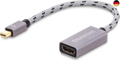 SNANSHI Mini DisplayPort auf HDMI Adapter (Thunderbolt 1/2) (Mini DP) to HDMI