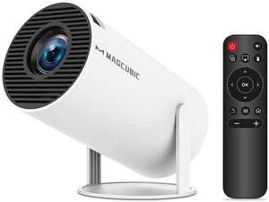 Mini Projecteur portable - 4K & 1080P Appui, WiFi6 & Bluetooth 5.4, Auto-Horizo