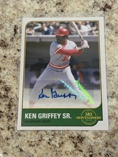 2022 Topps 582 Montgomery Club Set 1 - Ken Griffey Sr. Auto #8A Autographs