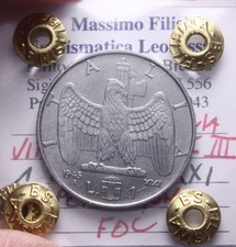 NL* VEIII Italia 1 LIRA  IMPERO 1943 XXI RARA *R* FDC Perizia Filisina Massimo