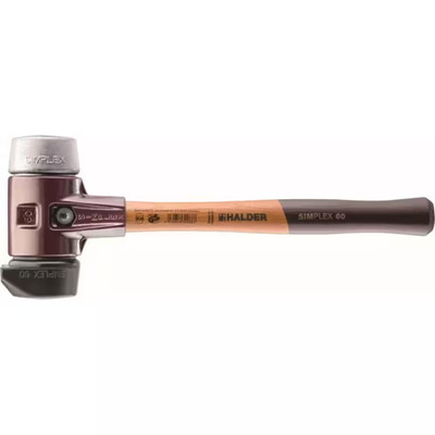 Simplex 50 2.5 Lbs. Mallet with Black Rubber and Aluminum Inserts