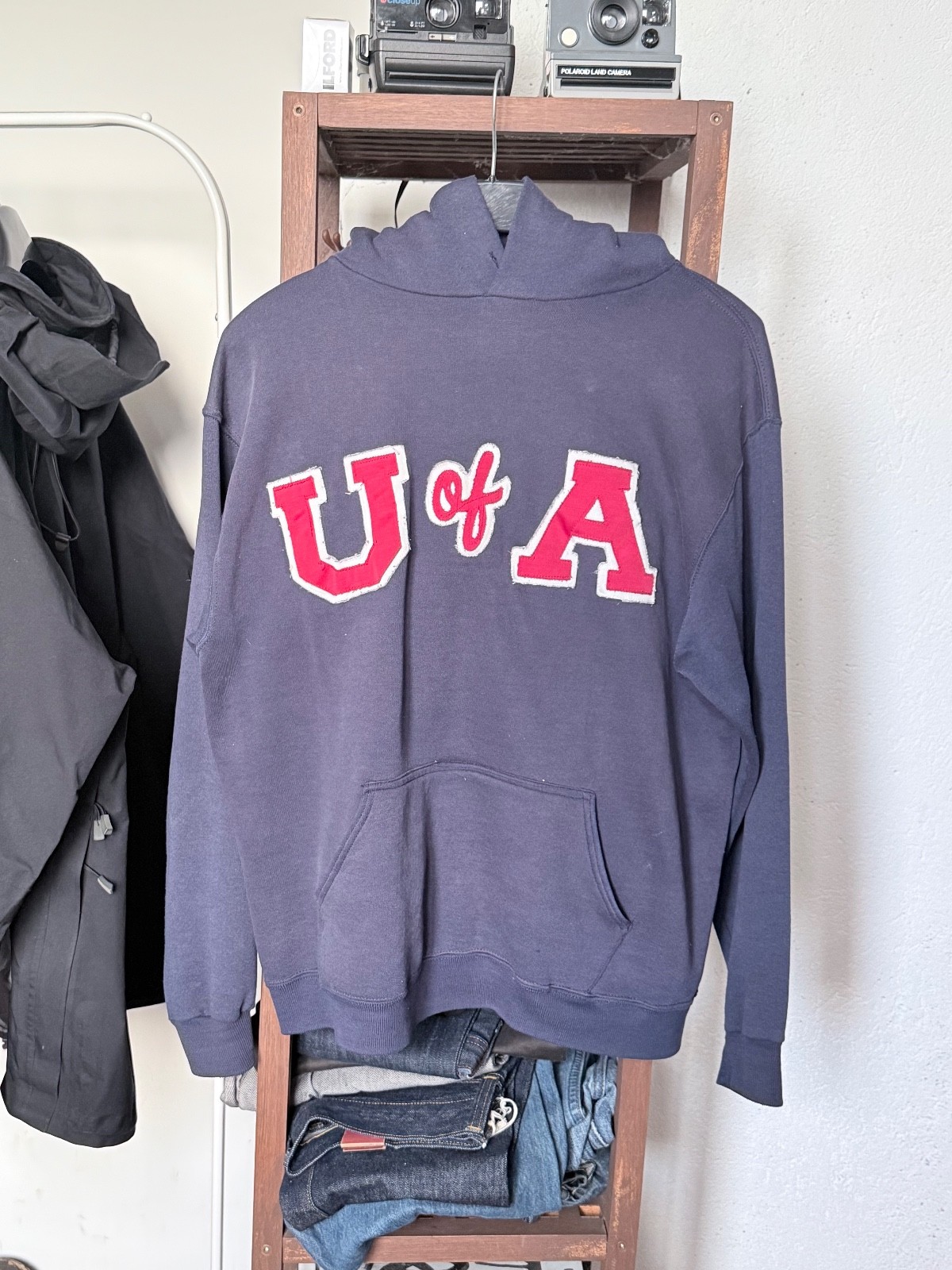 RARE vintage 80s russell athletic University of Arizona hoodie size L
