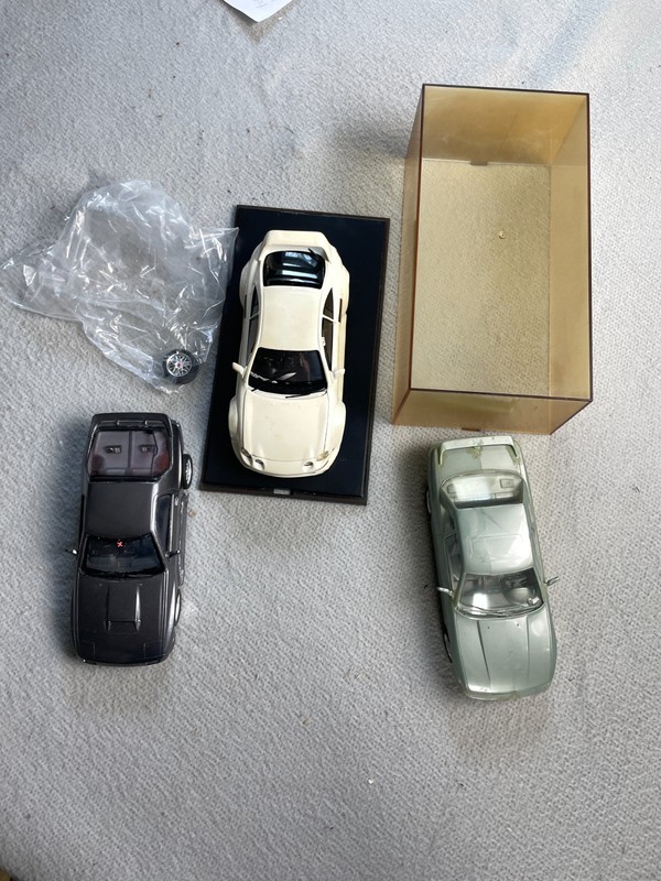 Lot of 3 Built 1/24 Model Cars - Toyota Celica GT-Four, Supra, Silvia