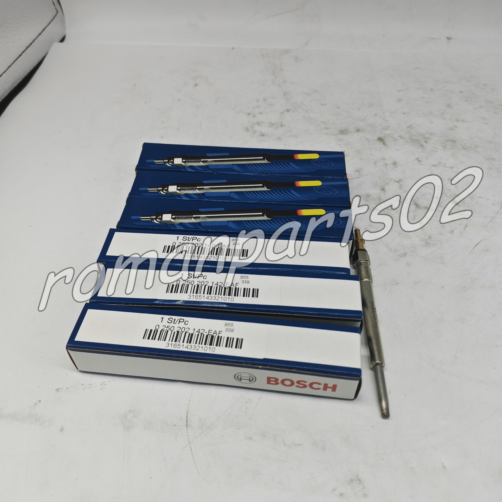 6X 0250202142 BOSCH Diesel Glow Plug Set Kit Fit For Dodge Sprinter Freightliner