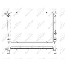 NRF 53371 RADIATOR WATER COOLER ENGINE COOLING 253104A000 NEW