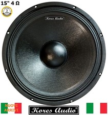 Kores Audio KH-15B/4 Woofer/Sub Cono UNIVERSALE 38 Cm 15" Pollici 4 Ohm 600W