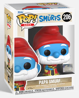 Funko Pop! Asia The Smurfs Papa Schlumpf #206 Vinyl Figur