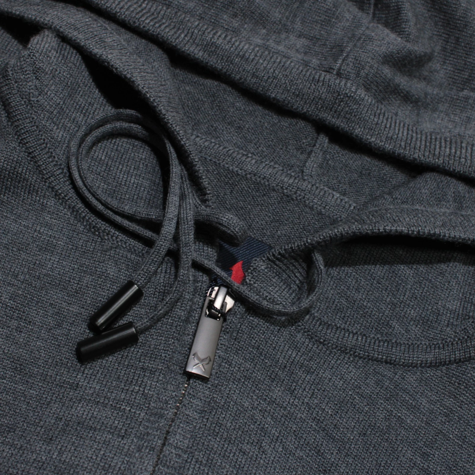 Cardinal of Canada NWT Hiro Full Zip Hooded Sweater Size M in Gray 100% Wool