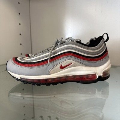 Nike Air Max 97 'Wolf Grey Red' Wolf Grey/Unv Red/Black 921522 020 6.5Y