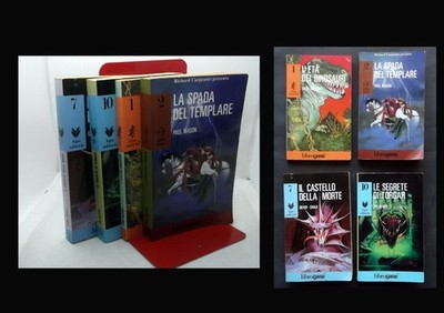 BUCHSPIEL Lot von 4 DAS SCHWERT des TEMPLERS - DAS ZEITALTER DER DINOSAURIER - DAS SCHLOSS