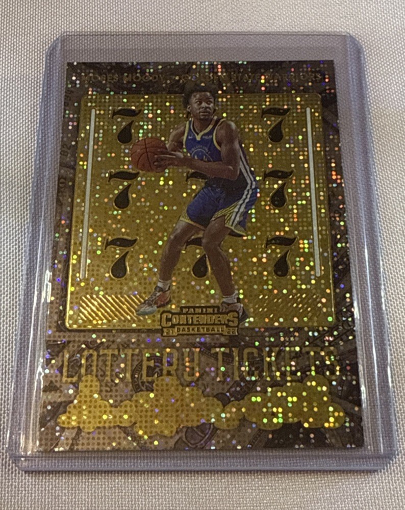 2021-22 Panini Contenders - Lottery Ticket Moses Moody #14 (RC)