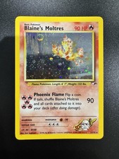 Pokémon TCG: Blaine’s Moltres Holo Rare 001/132 Gym Heroes