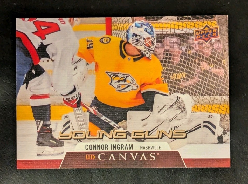 2020-21 Upper Deck Series 2 Connor Ingram Young Guns UD Canvas #C226