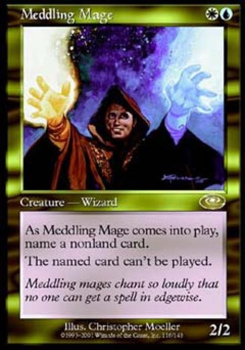 Meddling Mage - Medium Play MTG Planeshift