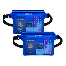2Pack Waterproof Phone Pouch Bag Universal Phone Water Protector Case Fanny Pack
