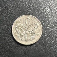 Coin 1978 New Zealand 10  Cents F60