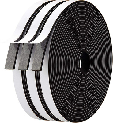 High Density Foam Seal Tape, 1/2 Inch X 1/8 Inch, Neoprene Weather Stripping for