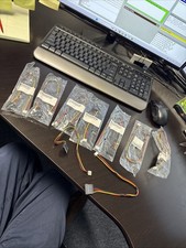 Lot Of 9 SATA Power Adapter Cables New See Pics Free Ship