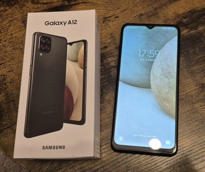 Samsung Galaxy A12 Dual SIM Black 32GB (SM-A125F/DSN) - Schwarz