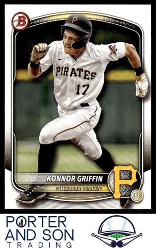 Konnor Griffin Prospects 2025 Bowman #BP-86 Pittsburgh Pirates Baseball Card