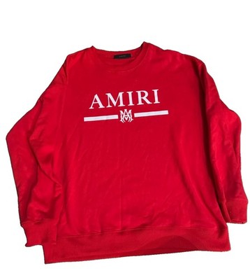 Amiri Red Crewneck -XL