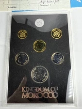 1974 1975 MOROCCO 7 Coin Proof Set