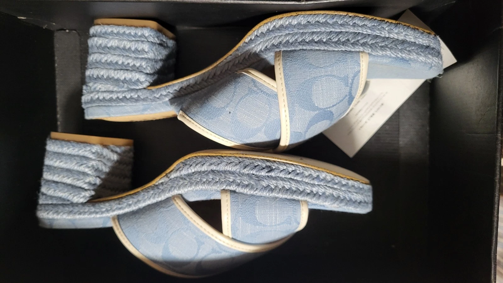 Scarpe eleganti Coach Sloan Sig espadrillas da donna taglia 6 5