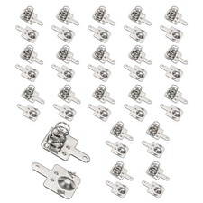 20Pcs Battery Spring Contact 13 x 11mm Positive Negative Unipolar, One Way