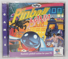 PINBALL MANIA PC CD-ROM GAME SOFTKEY VINTAGE SOFTWARE WINDOWS 1996