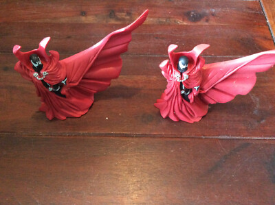 2 Figuren [ Spawn ] Todd Toys McFarlane 1995 / CLASSIC SOLID ACTION FIGURE RED