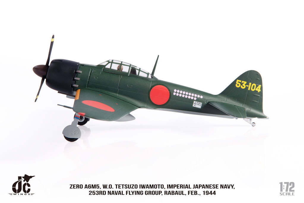 Zero A6M5, IJN, W.O. Tetsuzo Iwamoto, 253rd Air Group,1944, 1/72  JCW-72-ZERO-001 | eBay