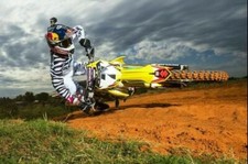 525203 JAMES STEWART Honda Yamaha SX/MX Motocross 24x18 WALL PRINT POSTER