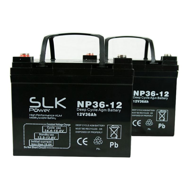 ROMA SORRENTO SCOOTER 2 x 12V 36AH SLK POWER MOBILITY SCOOTER BATTERIES