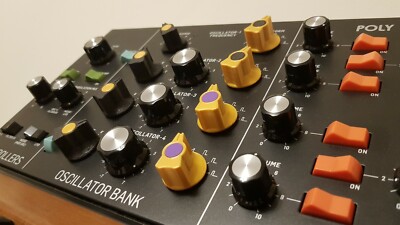 4 KNOB set for Behringer POLY D Drehregler Moog Clone (4 chicken head)
