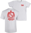 Tau Kappa Epsilon Fraternity Bella + Canvas Shirt TKE Crest - MORE COLORS