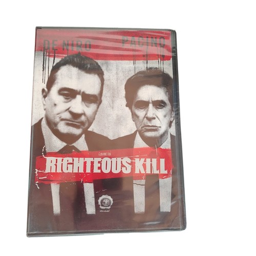 Righteous Kill DVD Movie, Robert Deniro, Al Pacino, Rated R Widescreen ...