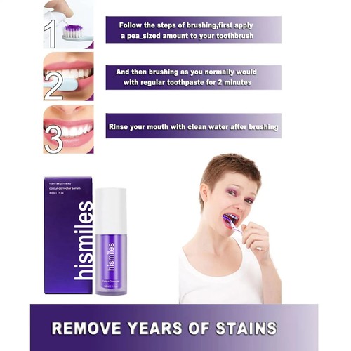 Hismile V34 Colour Corrector, Tooth Stain Removal, Teeth Whitening Booster - Picture 10 of 11
