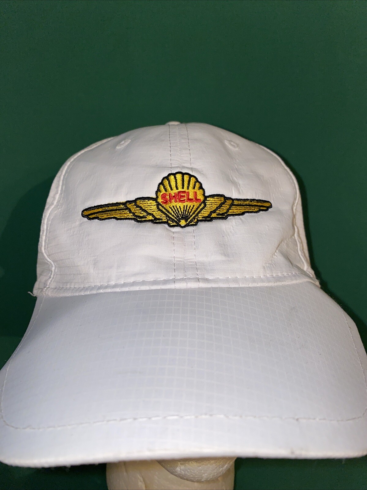 Shell Gasoline AeroShell Strapback Hat Trucker Ca… - image 2