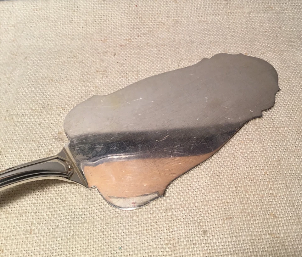 Servidor de pastel de plata esterlina Buccellati Italia vintage Borgia 10,25" Foto 4 de 4