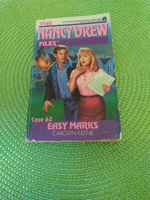The Nancy Drew Files Case 62 Easy Marks 1991 1st Print Paperback Vintage Mystery