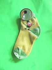 1pr Kid's Green Leprachaun Socks Size 5-6.5 Pot O' Gold St. Patrick's Day NWT