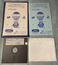 MEGAFONT II - Atari 400/800 Computer XLEnt Software 5.25" Disk in Folio TESTED 