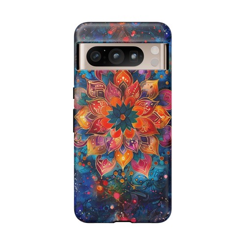 Mandala Flower Watercolor Phone Case for iPhone, Samsung Galaxy, Pixel - 第 245/256 張圖片