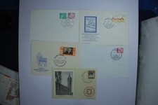 N2 GDR 41 piece special documents, private postal stationery, special postmarks, Kulturbund etc.