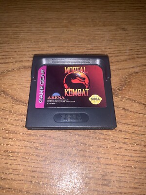 Mortal Kombat Sega Game Gear 1993 Vintage Authentic