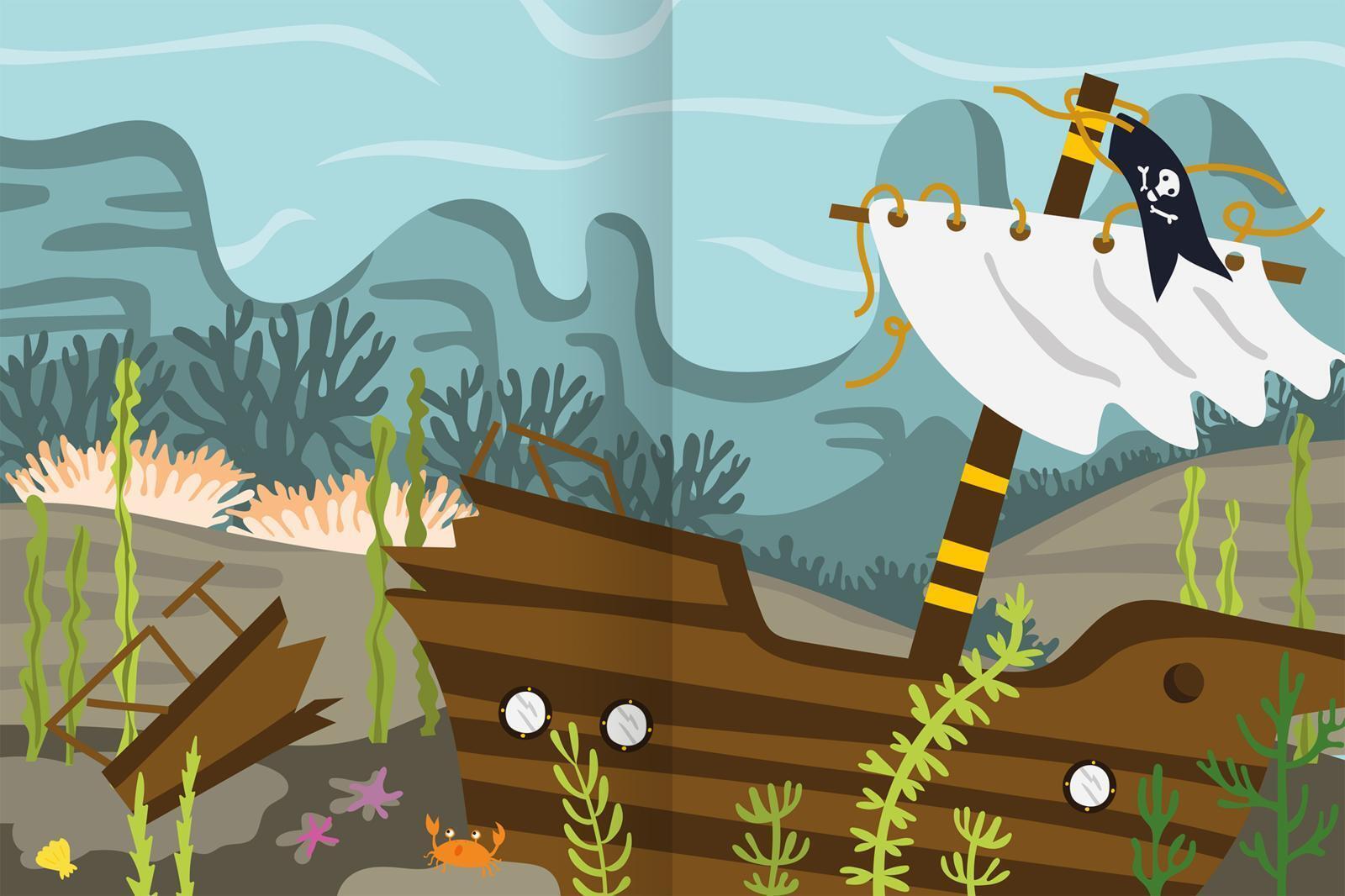 Thumbnail - Erstes Stickern Metallic - Unter Wasser Izabella Markiewicz